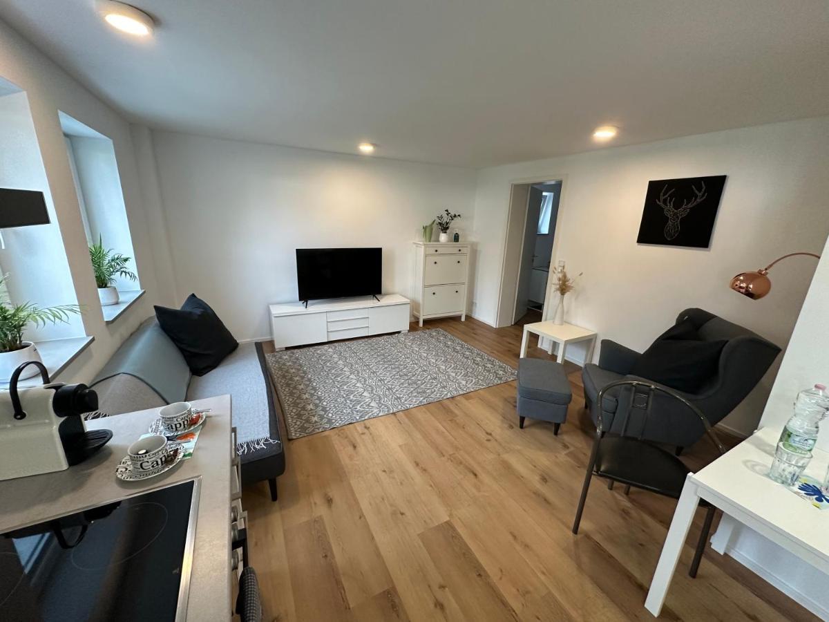 Modernes Apartment Mit Eigener Terrasse & Garten Aalen Zewnętrze zdjęcie