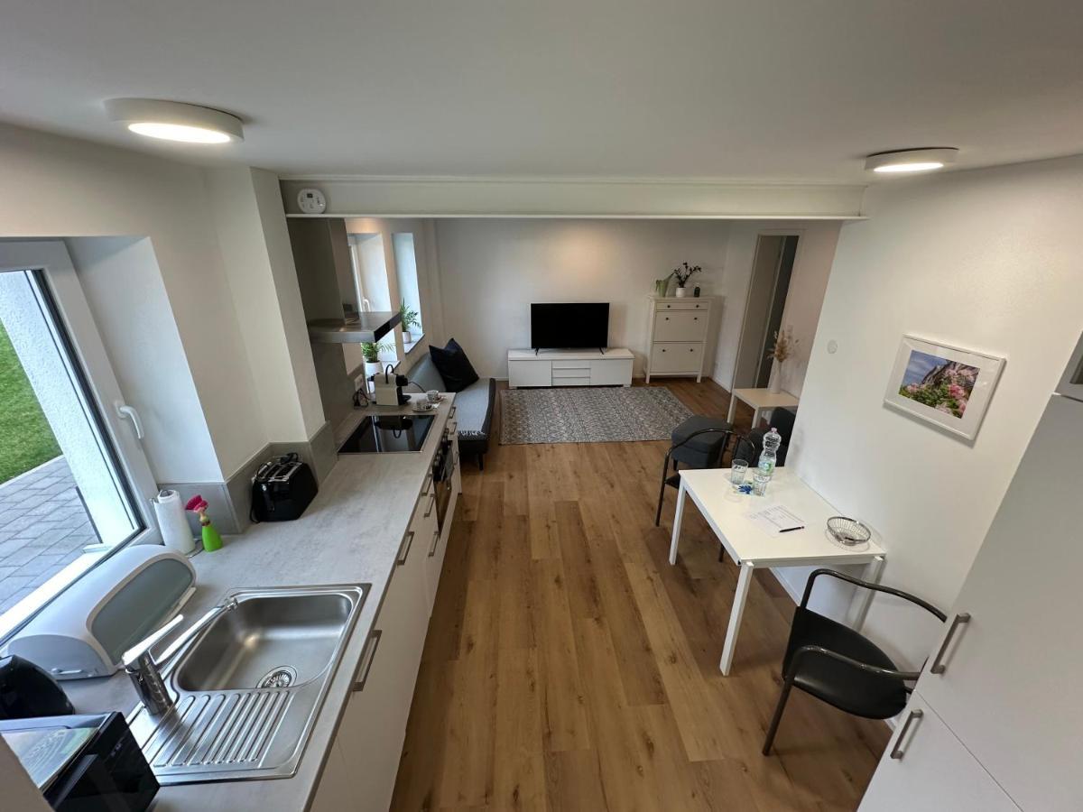 Modernes Apartment Mit Eigener Terrasse & Garten Aalen Zewnętrze zdjęcie